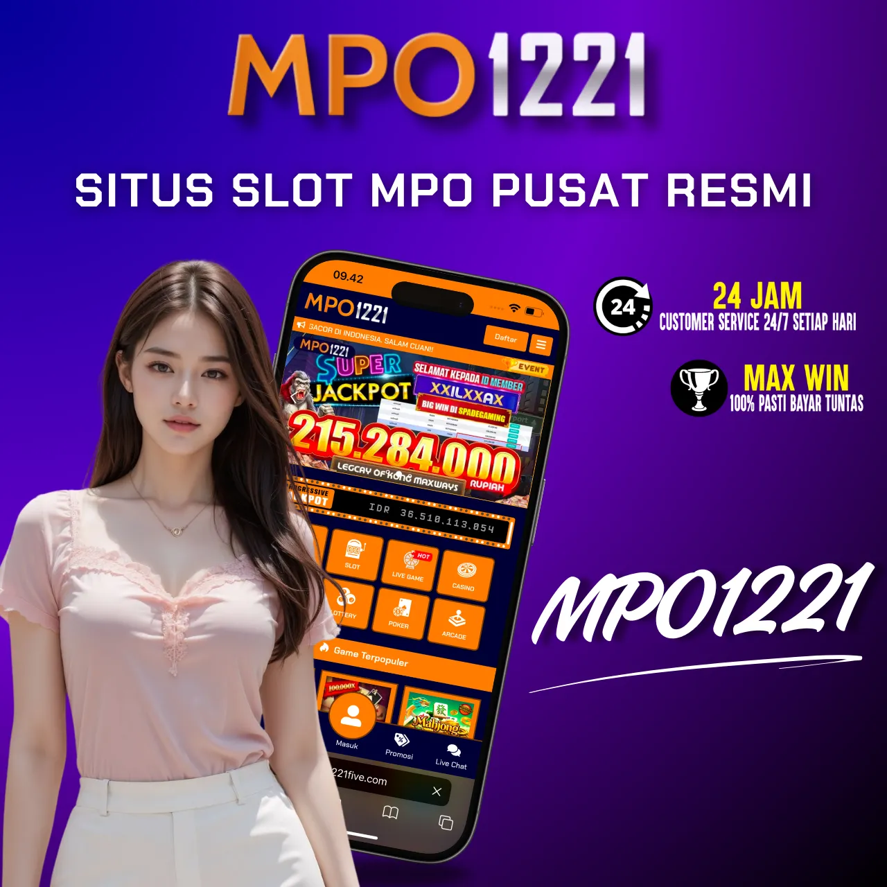 MPO1221: Situs Slot Online Akses 24 Jam Anti Nawala Terbaru